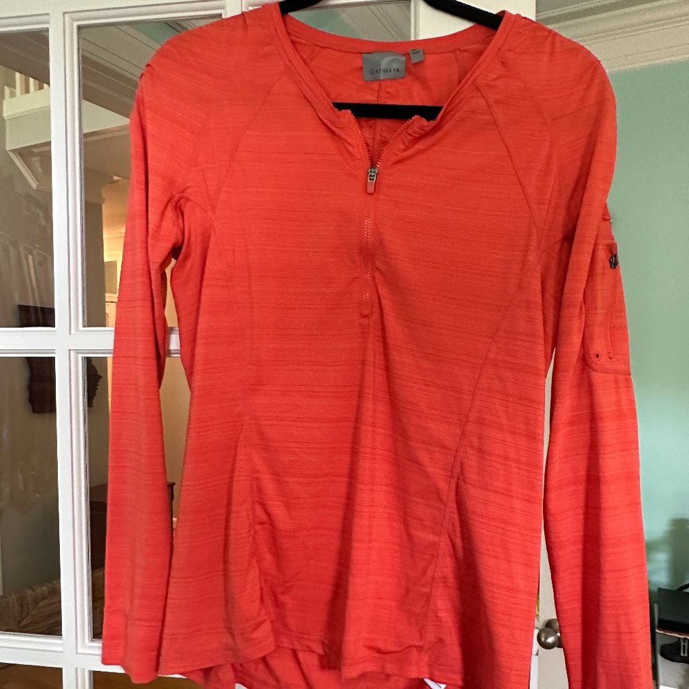 Athleta 3/4 Zip Pullover, Large - image 1